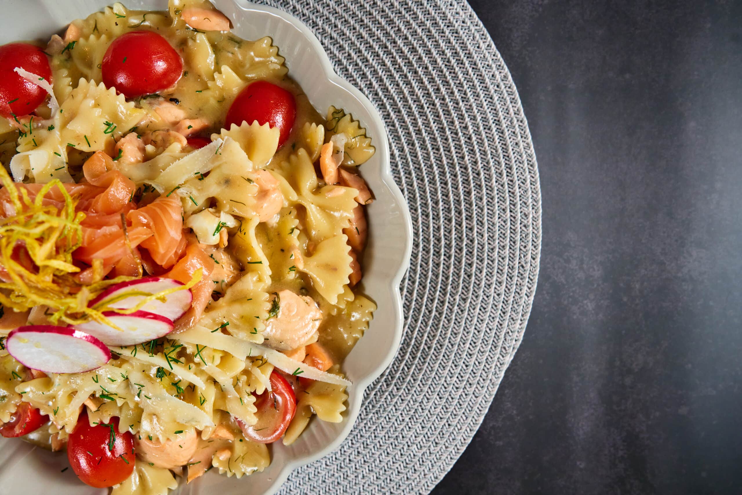 Farfalle with Salmon